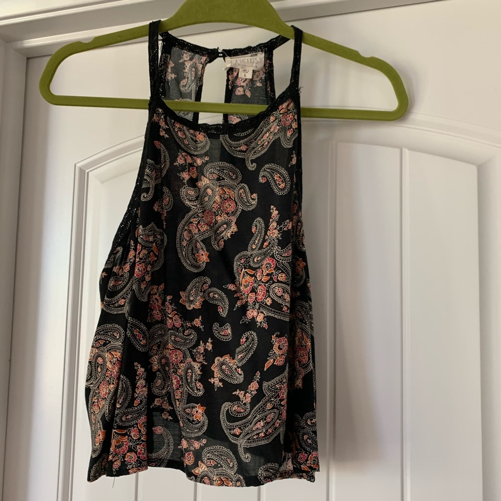 LA HEARTS/PACSUN CROP HALTER TOP